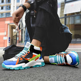 Men Casual High Top Chunky Sneakers Trainers Tendencia