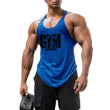 Summer Y Back Gym Stringer Tank Top Men Cotton Clothing Bodybuilding Sleeveless Shirt