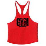 Summer Y Back Gym Stringer Tank Top Men Cotton Clothing Bodybuilding Sleeveless Shirt