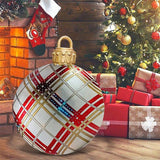 Navidad Christmas Balls Outdoor Atmosphere Pvc Inflatable Toy For Home Christmas Decorations