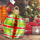 Navidad Christmas Balls Outdoor Atmosphere Pvc Inflatable Toy For Home Christmas Decorations