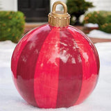 Navidad Christmas Balls Outdoor Atmosphere Pvc Inflatable Toy For Home Christmas Decorations