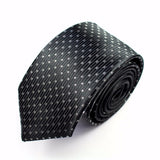 New Skinny Mens Luxury Floral Dot Neckties Hombre 6 cm Gravata Slim