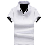 Men's Polo Shirt Cotton Short Sleeve Brands Clothing Jerseys Summer Stand Collar Tops