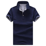 Men's Polo Shirt Cotton Short Sleeve Brands Clothing Jerseys Summer Stand Collar Tops