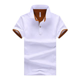 Men's Polo Shirt Cotton Short Sleeve Brands Clothing Jerseys Summer Stand Collar Tops