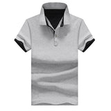 Men's Polo Shirt Cotton Short Sleeve Brands Clothing Jerseys Summer Stand Collar Tops
