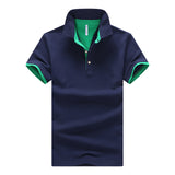 Men's Polo Shirt Cotton Short Sleeve Brands Clothing Jerseys Summer Stand Collar Tops