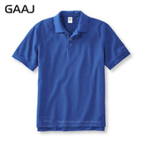 GAAJ 100 Cotton Polo Shirt Men Brand Shirts Short Sleeve