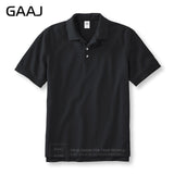 GAAJ 100 Cotton Polo Shirt Men Brand Shirts Short Sleeve