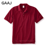GAAJ 100 Cotton Polo Shirt Men Brand Shirts Short Sleeve