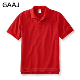 GAAJ 100 Cotton Polo Shirt Men Brand Shirts Short Sleeve