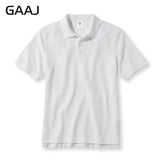 GAAJ 100 Cotton Polo Shirt Men Brand Shirts Short Sleeve