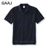 GAAJ 100 Cotton Polo Shirt Men Brand Shirts Short Sleeve
