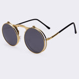 VINTAGE STEAMPUNK Sunglasses round Designer