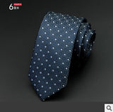 Man Fashion Dot Neckties Corbatas Gravata Jacquard Slim Tie