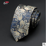 Man Fashion Dot Neckties Corbatas Gravata Jacquard Slim Tie