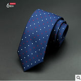 Man Fashion Dot Neckties Corbatas Gravata Jacquard Slim Tie