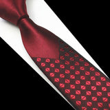 New Skinny Mens Luxury Floral Dot Neckties Hombre 6 cm Gravata Slim