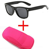 LongKeeper Cool Kids Sunglass UV 400 Protection with Case Children Gift