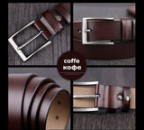 Men belt cow genuine leather designer belts for men