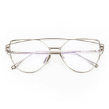 High Quality Vintage Women Sunglasses Metal Frame Cat eye Sun glasses
