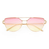 High Quality Vintage Women Sunglasses Metal Frame Cat eye Sun glasses