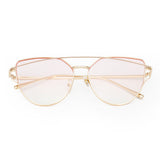High Quality Vintage Women Sunglasses Metal Frame Cat eye Sun glasses