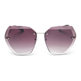 Women Sunglasses Vintage Rimless frame Summer Lens shade glasses