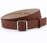 HOT Circle Buckles Belt women fashion students simple casual trousers