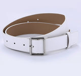 HOT Circle Buckles Belt women fashion students simple casual trousers