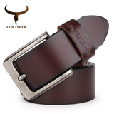 Men belt cow genuine leather designer belts for men