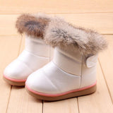 Winter Warm Plush Baby Girls Snow Boots