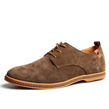 Men's Business Wedding Shoes Fashion Flats Suede Shoes Footwear