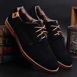 Men's Business Wedding Shoes Fashion Flats Suede Shoes Footwear