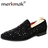 Men's Suede Loafers Wedding Party Men Shoes