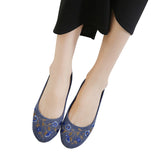 HEE GRAND Flowers Creepers Loafers Comfortable Flat Shoes for Woman