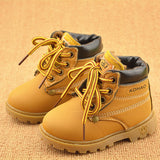Spring Autumn Winter Children Shoes Girls Boys Plush Fashion Boots
