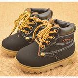 Spring Autumn Winter Children Shoes Girls Boys Plush Fashion Boots