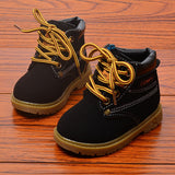 Spring Autumn Winter Children Shoes Girls Boys Plush Fashion Boots