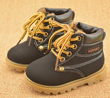 Spring Autumn Winter Children Shoes Girls Boys Plush Fashion Boots