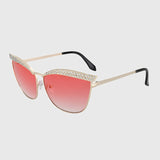 Cat Eye Sunglasses Crystal Diamond Luxury Sun Glasses Women Eyewear