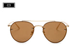 Luxury Brand Designer Mirror Sunglasses Ladies Oculos de sol Feminino