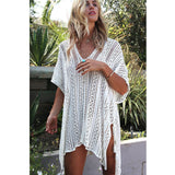 New Beach Cover Up Bikini Summer Up Sexy See-through Beach Dress