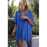 New Beach Cover Up Bikini Summer Up Sexy See-through Beach Dress