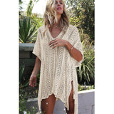 New Beach Cover Up Bikini Summer Up Sexy See-through Beach Dress