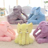 40cm/60cm Height Large Plush Elephant Baby Accompany Doll Xmas Gift