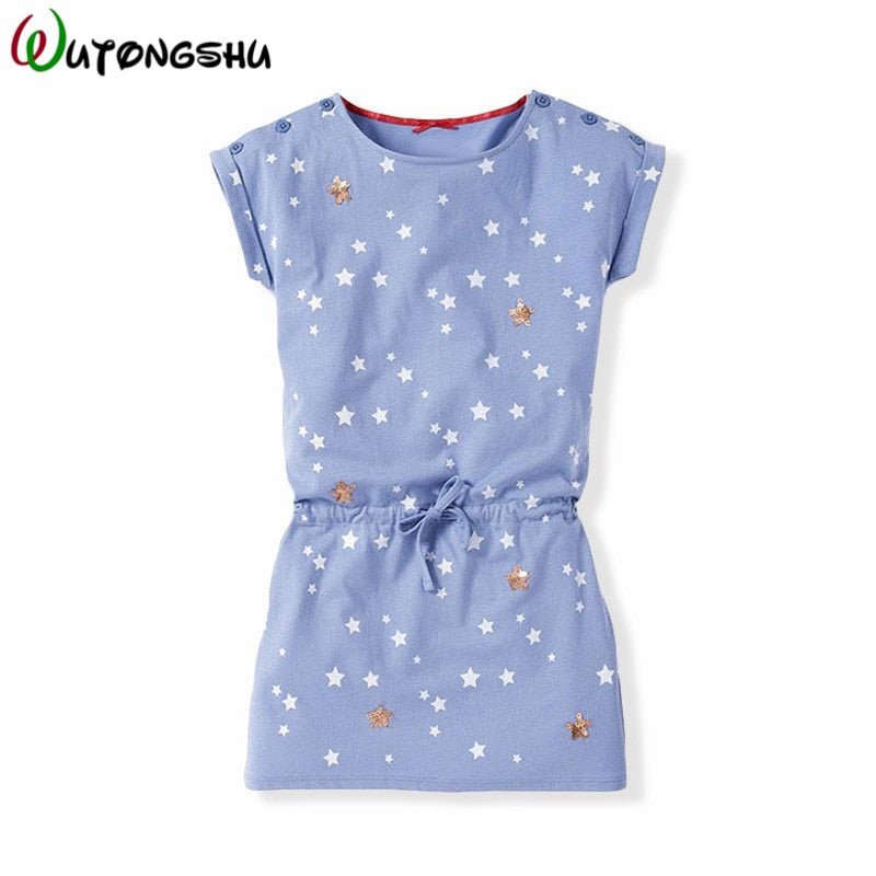 Fashion Girl Summer Dress 2019 Casual Girls Dresses Girl Cotton Sports Fashion Girl Summer Dress 2019 Casual Girls Dresses Girl Cotton Sports