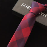 Gravata slim ties for Men stripe 6 cm corbatas hombre 2019