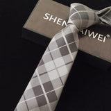 Gravata slim ties for Men stripe 6 cm corbatas hombre 2019